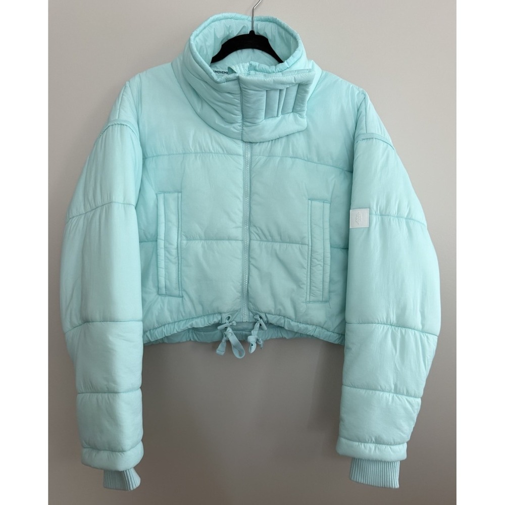 Free People Movement High Frequency Cropped Puffer Jacket Women's Size Small